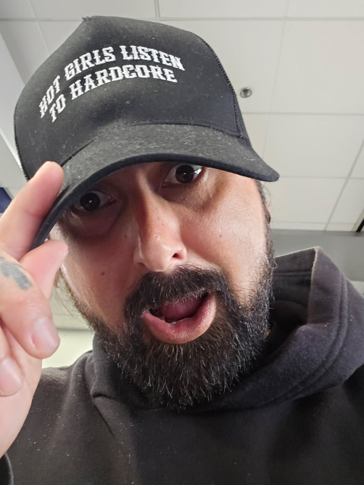 Hot Girls Listen to Hardcore TruckerHat