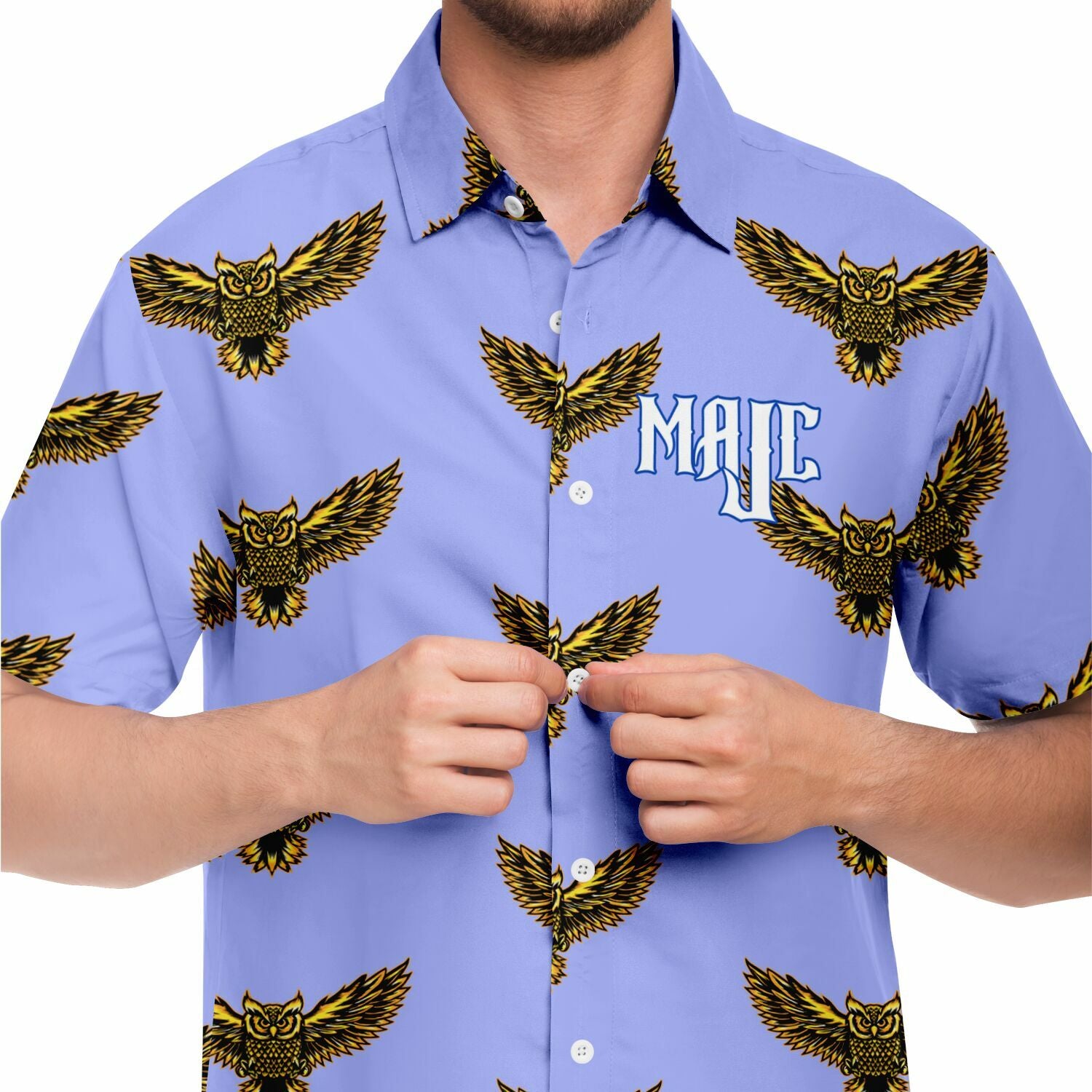 MaJc Owl Button Up