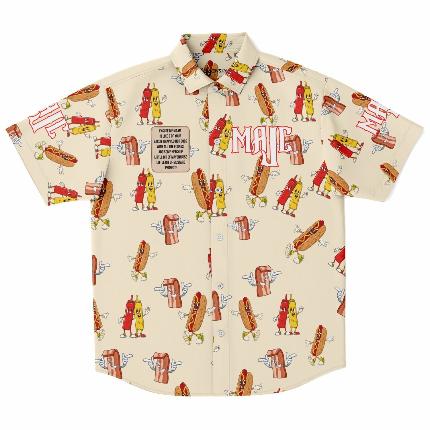 MaJc Hot Dog Button Up