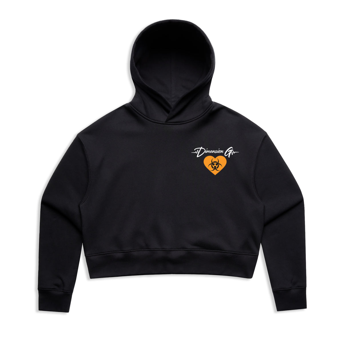 Women's Bioheart  Cropped Hoodie