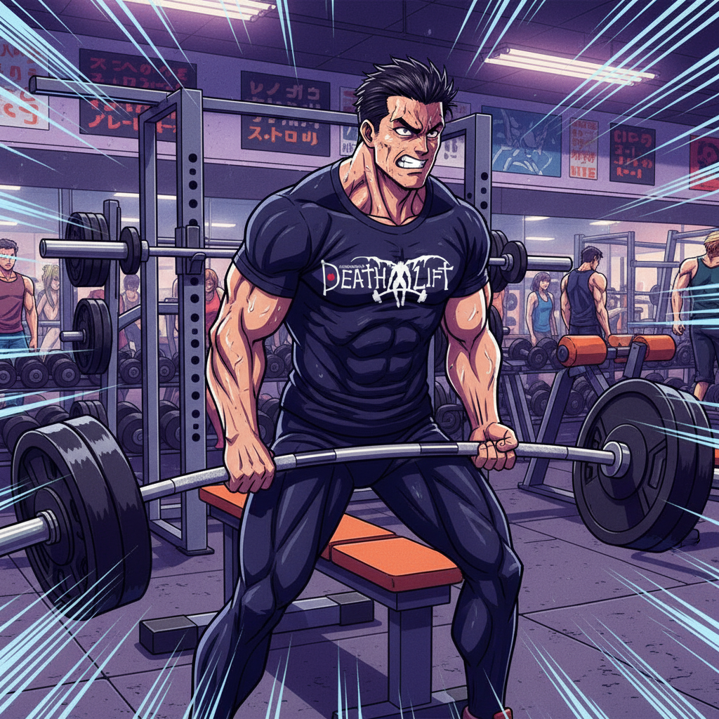 Deathlift Anime Gym Mockup