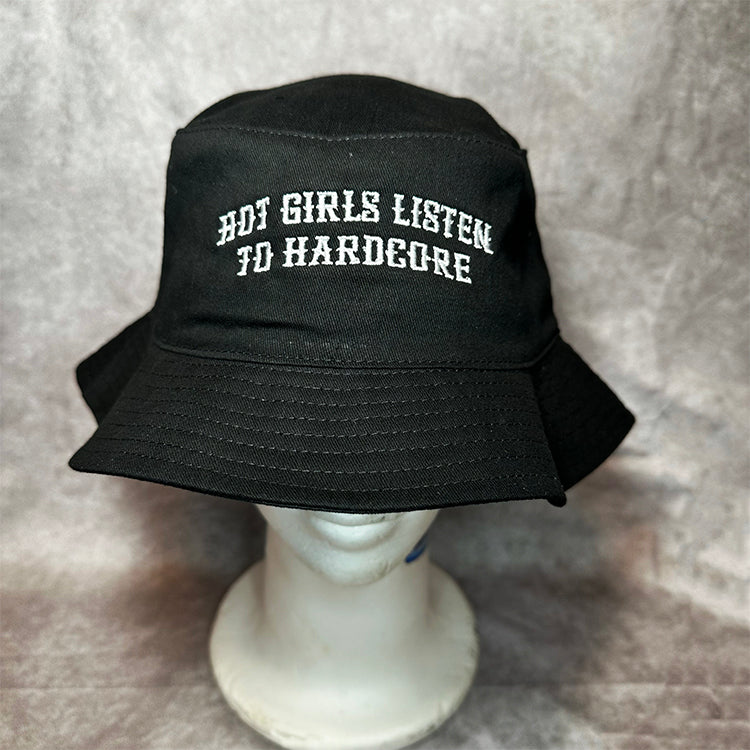 Hot Girls Listen to Hardcore Bucket Hat