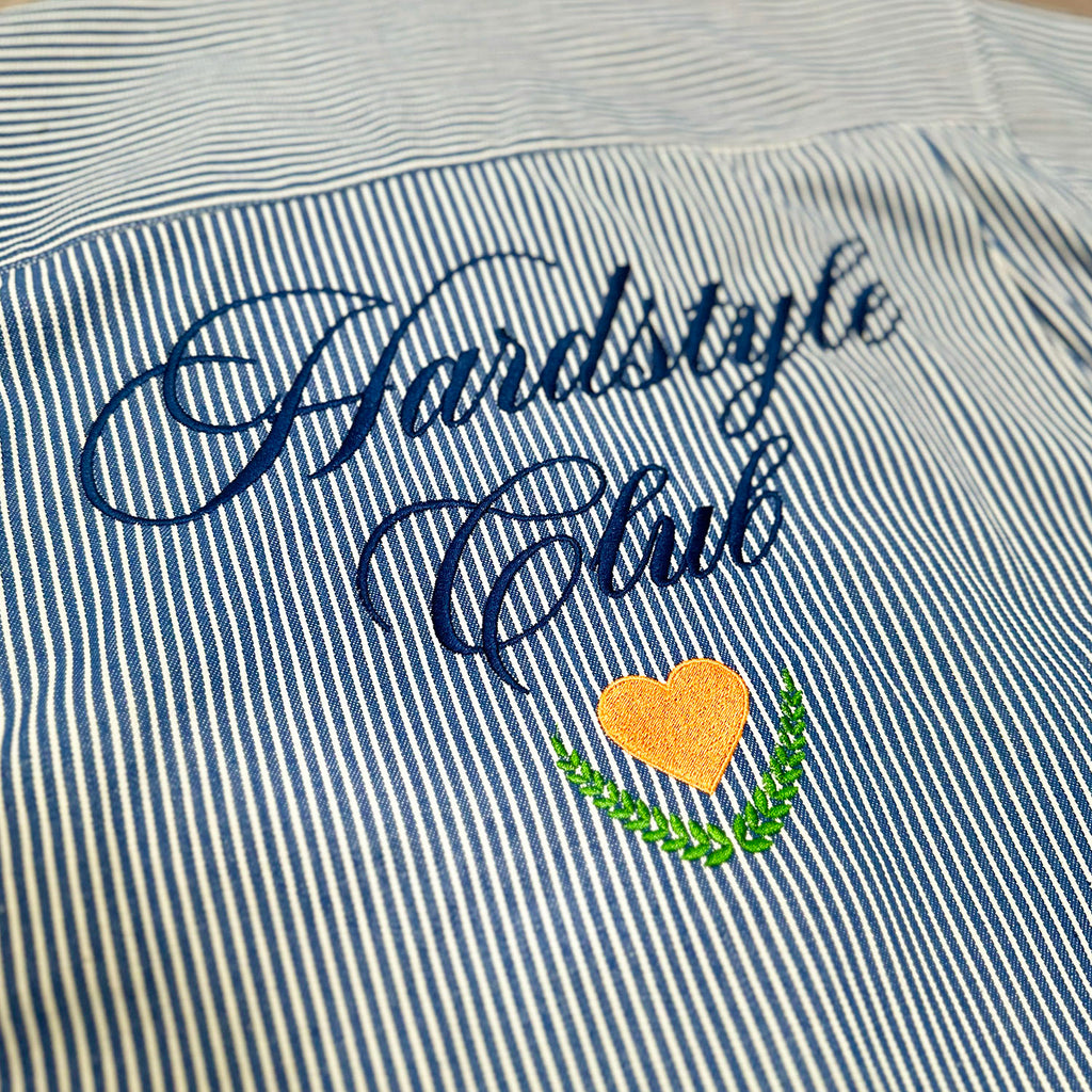 Hardstyle Club Pinstripe Button Up