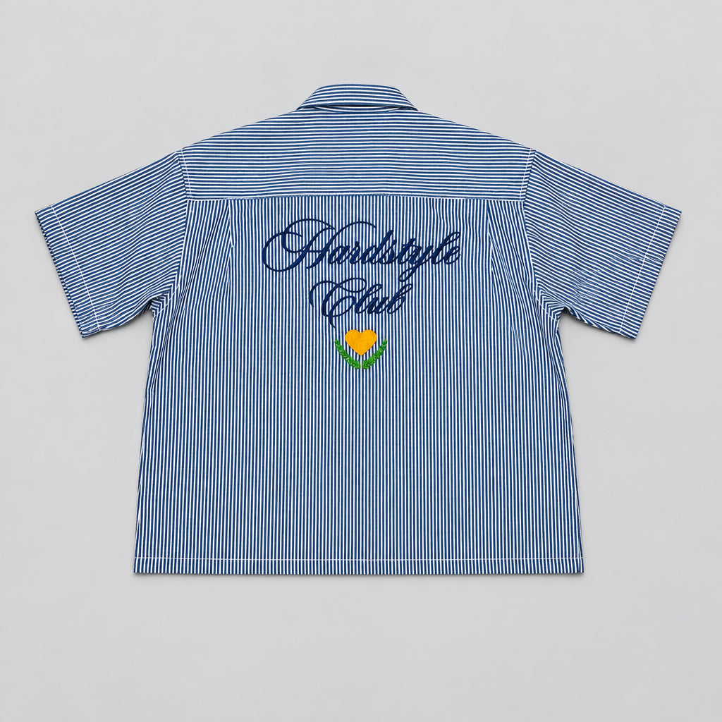 Hardstyle Club Pinstripe Button Up