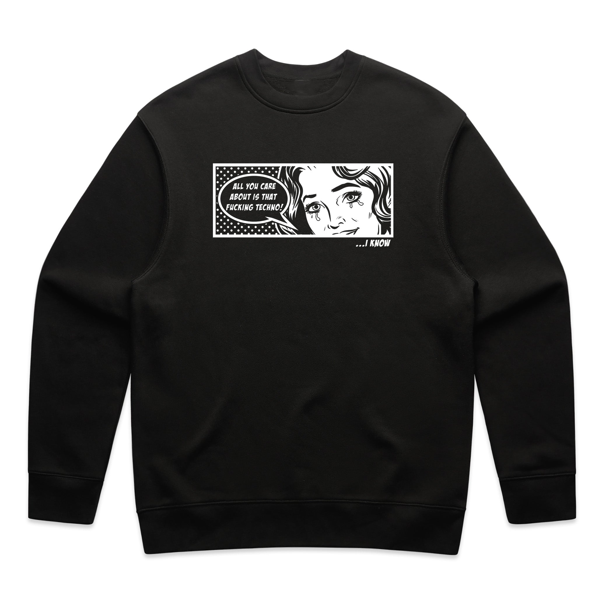 Retro Techno Crewneck