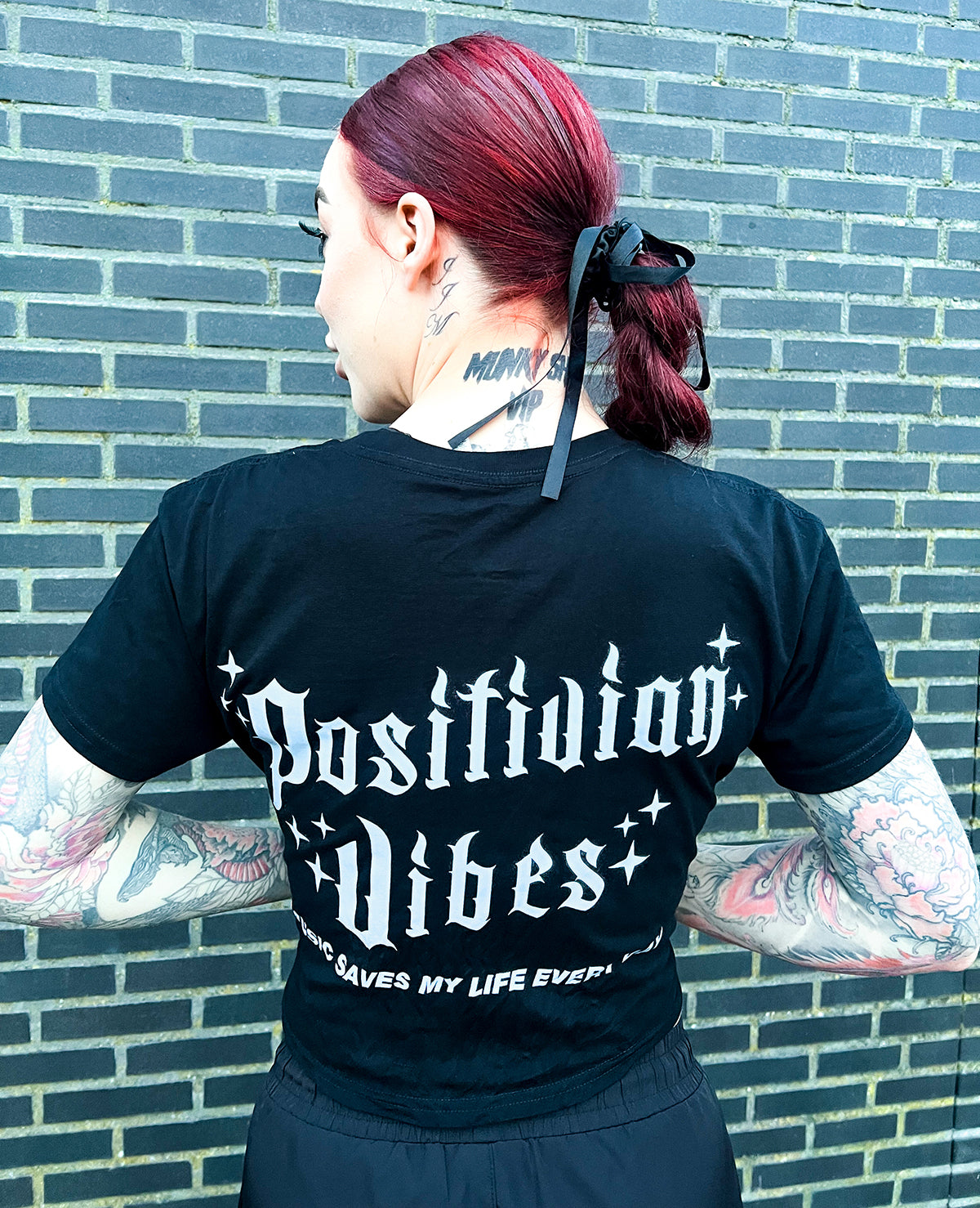 Rob GEE - Positivian Vibes Crop Top