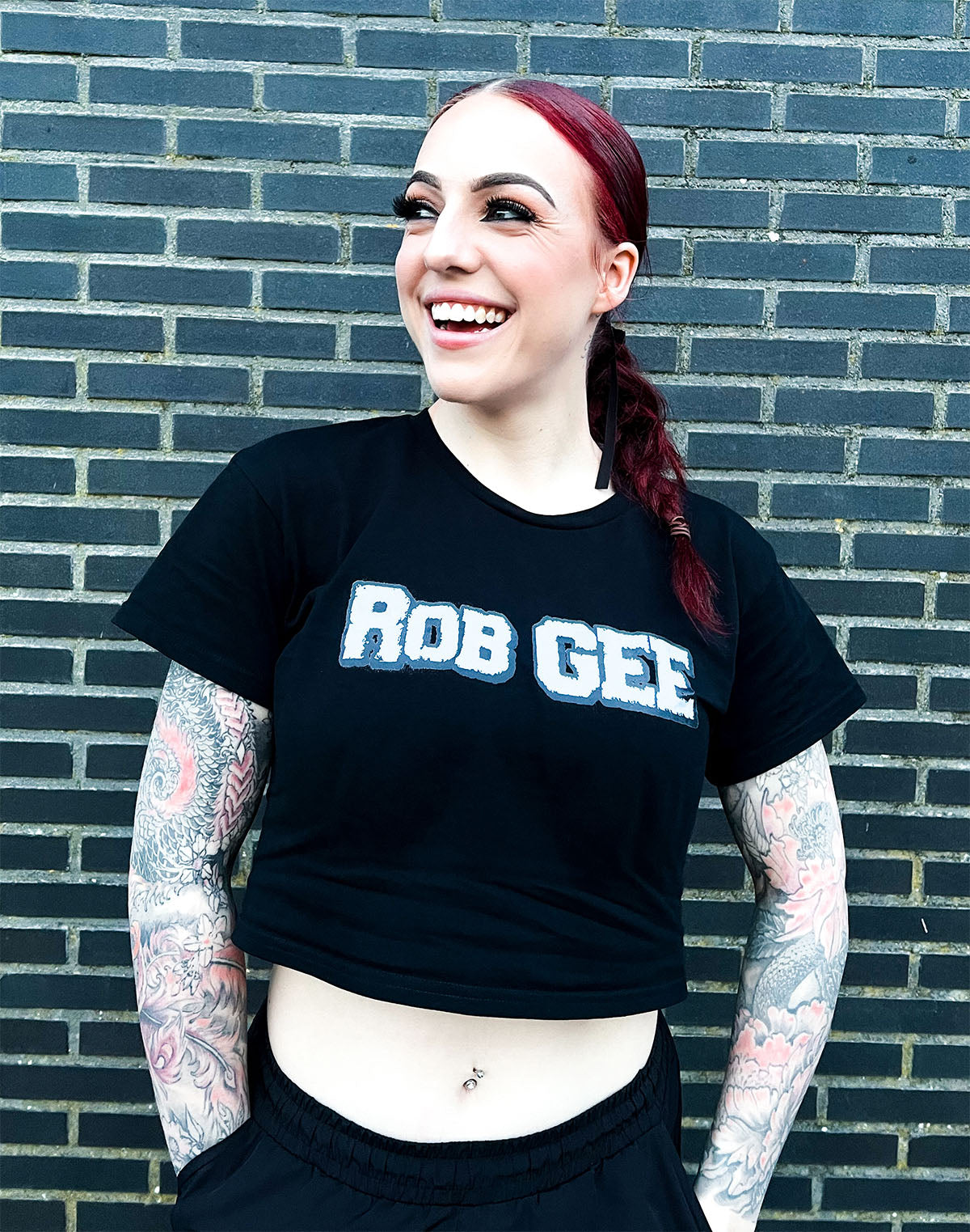 Rob GEE - Positivian Vibes Crop Top