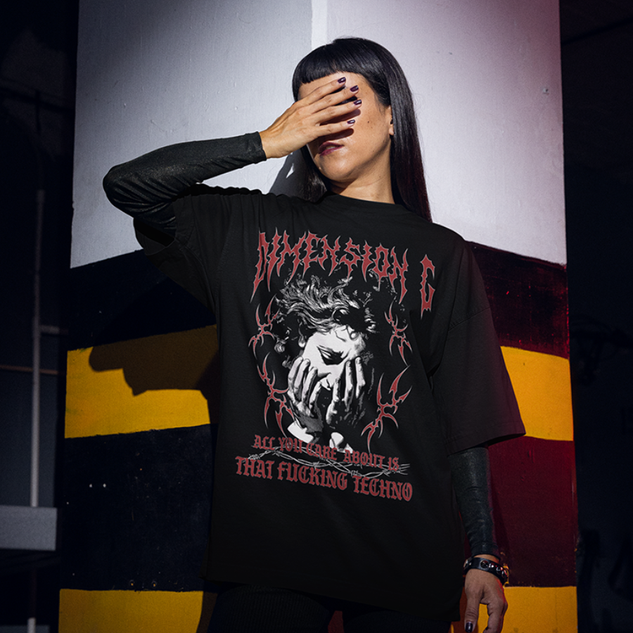 Techno Obsession Heavyweight Oversized Tee