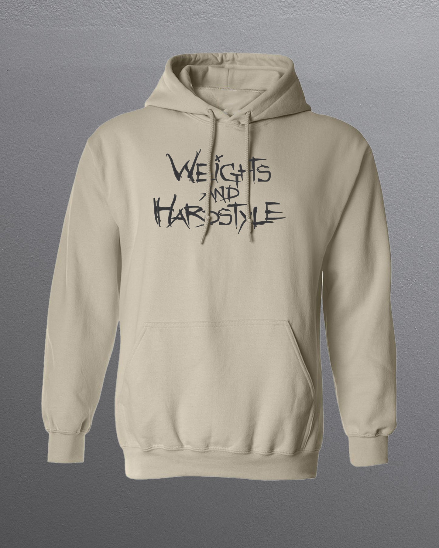 Weights and Hardstyle Embroidered Hoodie
