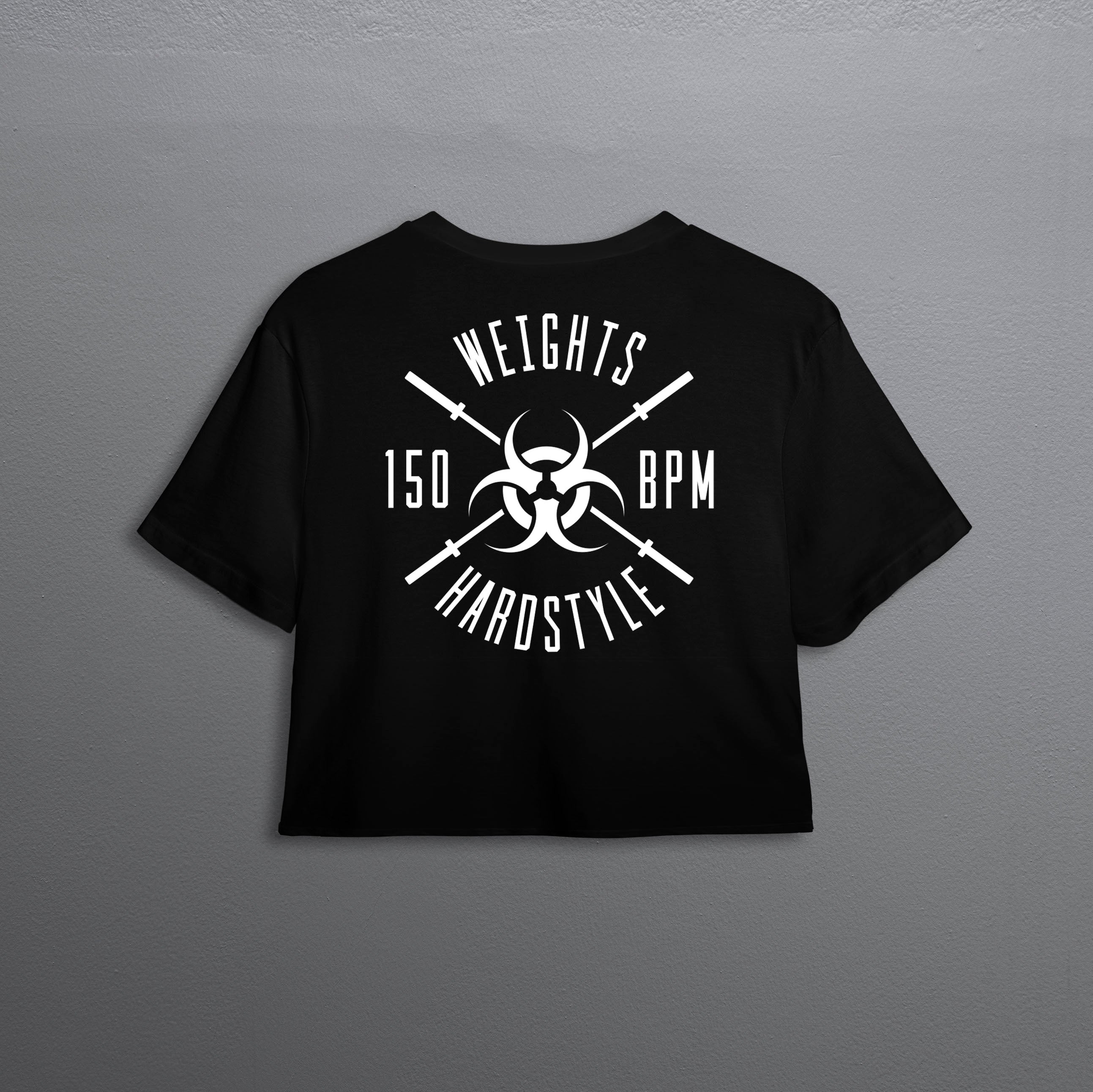Weights and Hardstyle 2.0 crop top