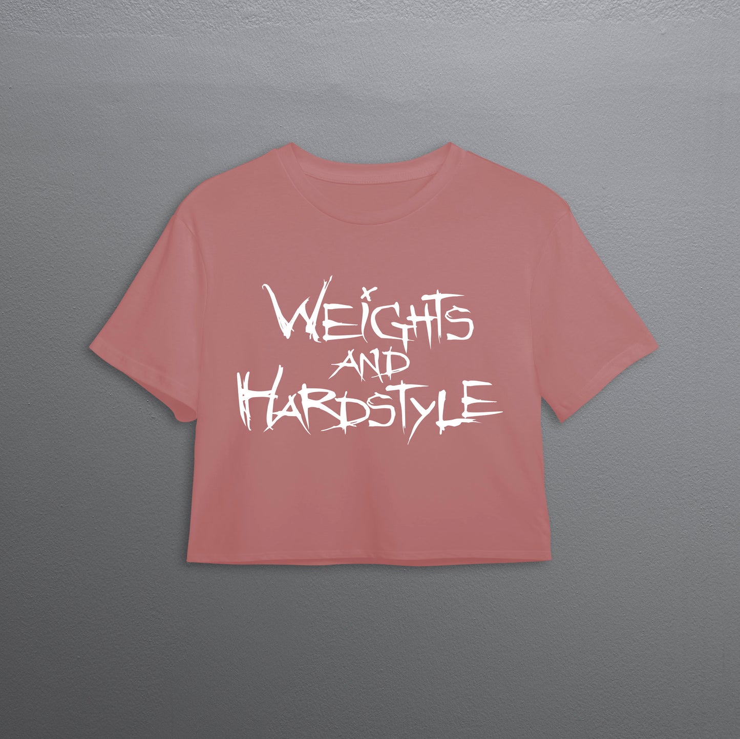 Weights and Hardstyle crop top