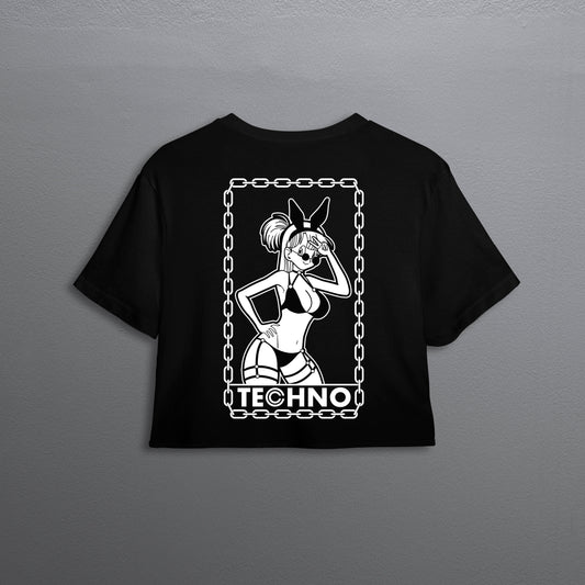 Techno Bunny crop top